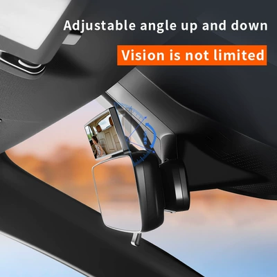 Safety Seat Reflector, In-Car Blind – Large field of view rear view auxiliary mirror