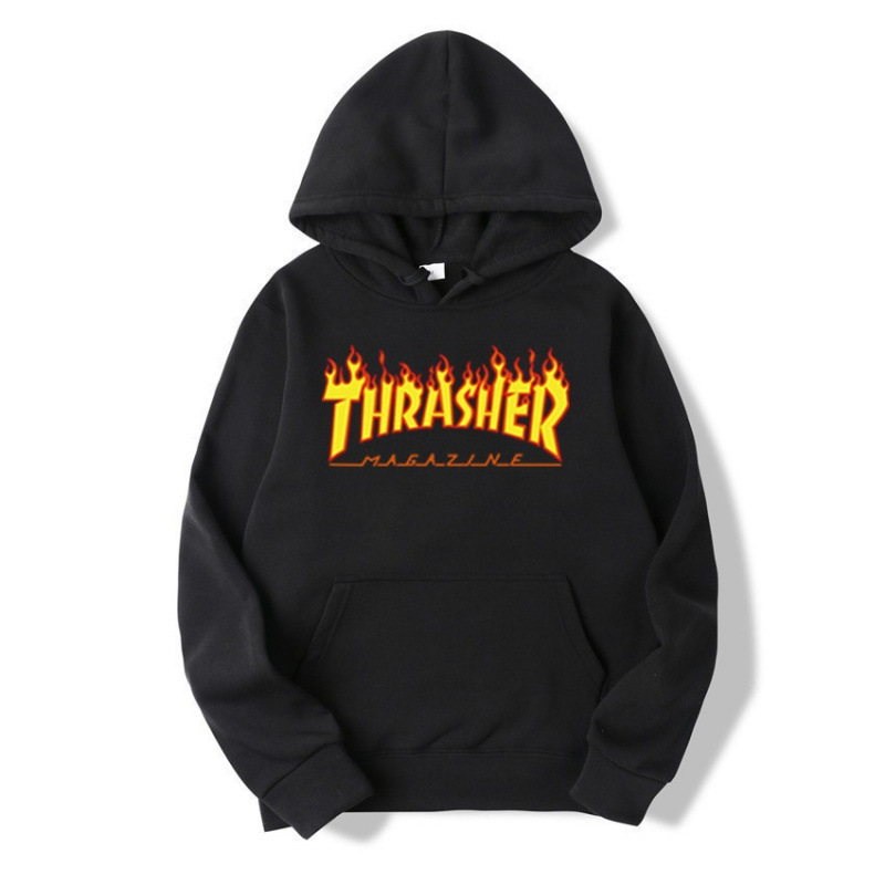 Thrasher Printed Men's 3D Printed Sweatshirt, Unisex Couple's Hooded Top, Slim Fit Men's New Trendy Brand