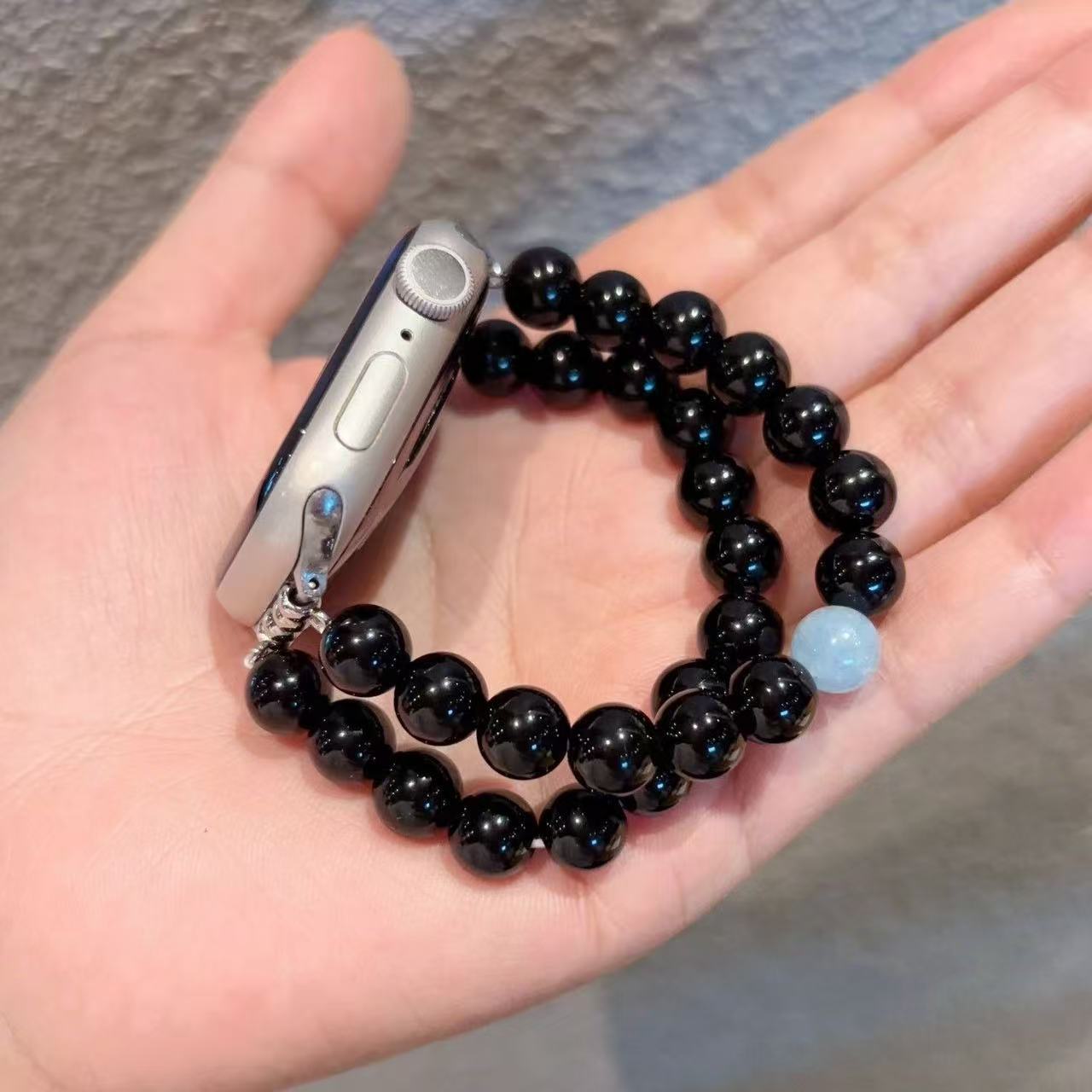 Obsidian Watch Strap Is Exquisite and Suitable for Xiaomi 8/9/10/Nfc/8Pro Apple 10S Huawei Bracelet, Simple and Universal