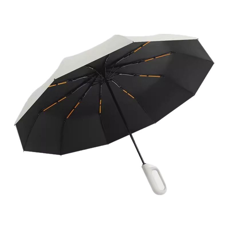 Automático portátil bucle soleado y lluvia paraguas anti-UV y anti-viento refuerzo anti-solar para hombres y mujeres paraguas publicitarios personalizados