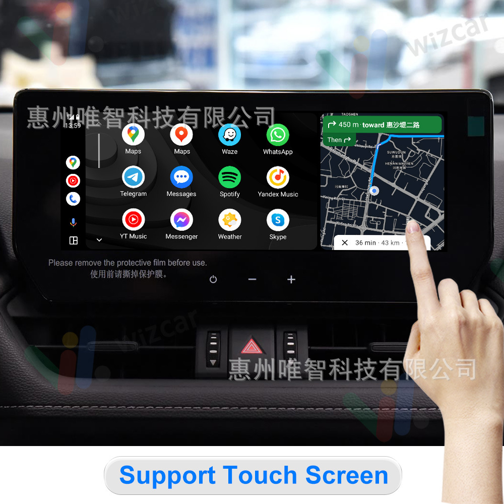 Toyota Rav4 Highlander Wizcar M1 Google Waze Map Spotify