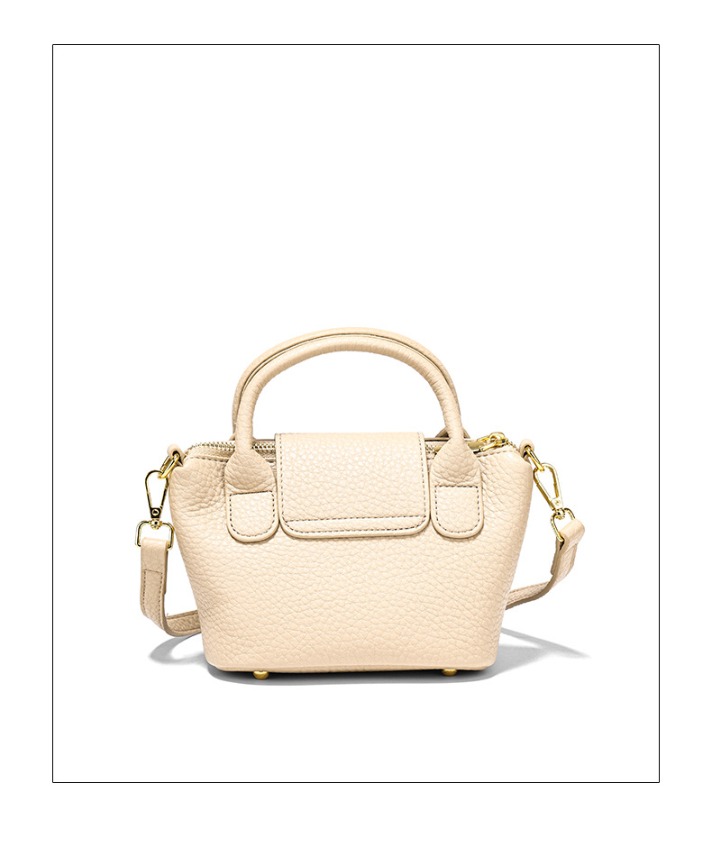 Panier à légumes de niche haut de gamme, mini sac à motif litchi, sac à bandoulière portable à la mode pour femmes, nouvelle collection 2023_voghion.com