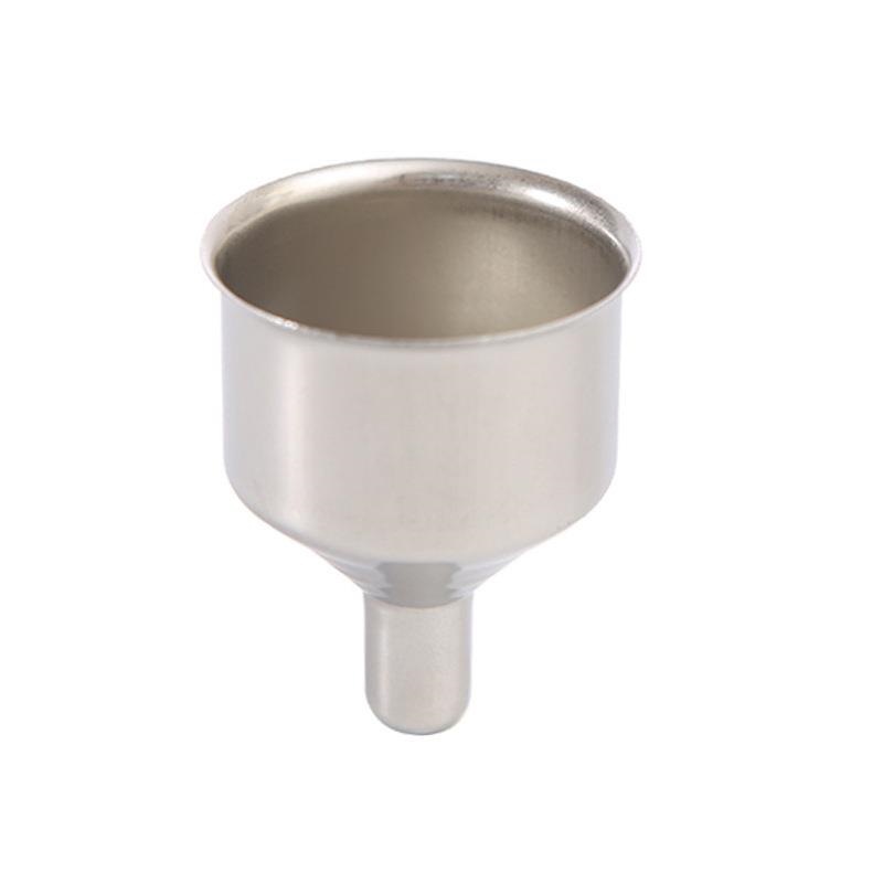 Nuevo embudos de acero inoxidable de gran calibre, cocina de acero inoxidable con botella de vinagre de metal, snuff