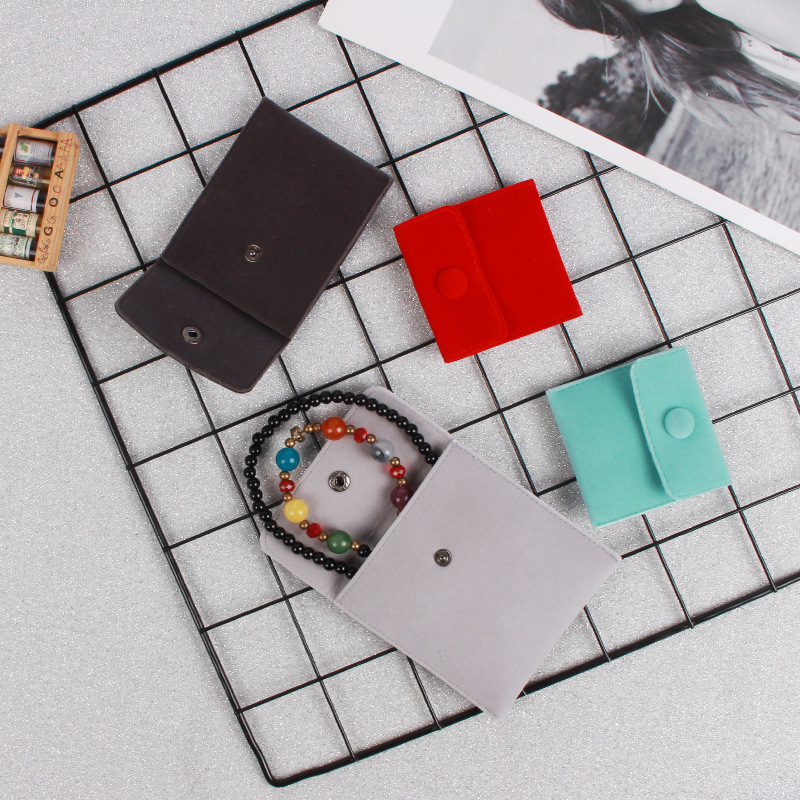 Mode Couleur Unie Chiffon Boucle Sacs D'emballage Bijoux display picture 3