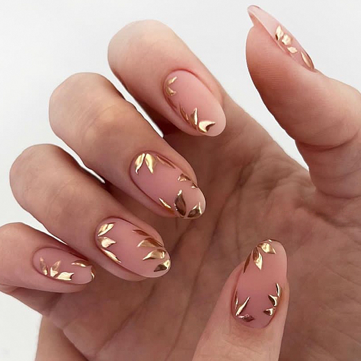 Matte nail stickers