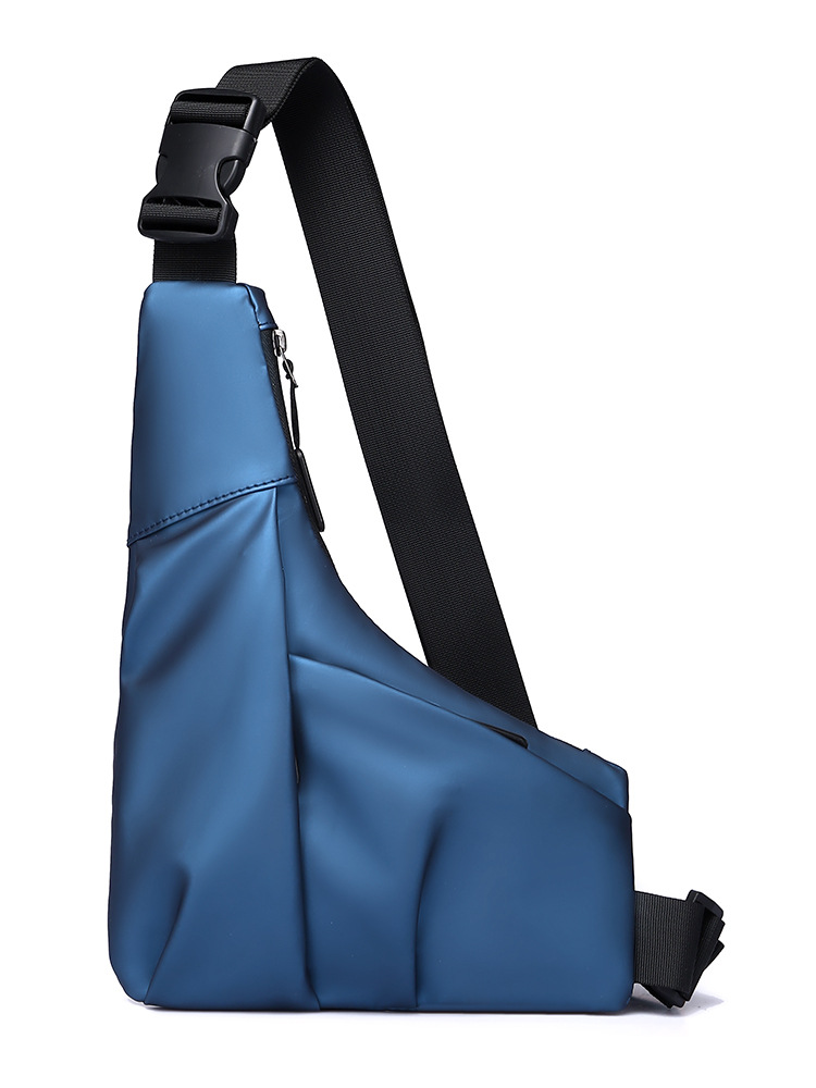 Nuevo bolso triangular transfronterizo, bolso de mensajero de gran capacidad con película para hombre casual, bolso de hombro resistente a las salpicaduras de agua al aire libre de moda