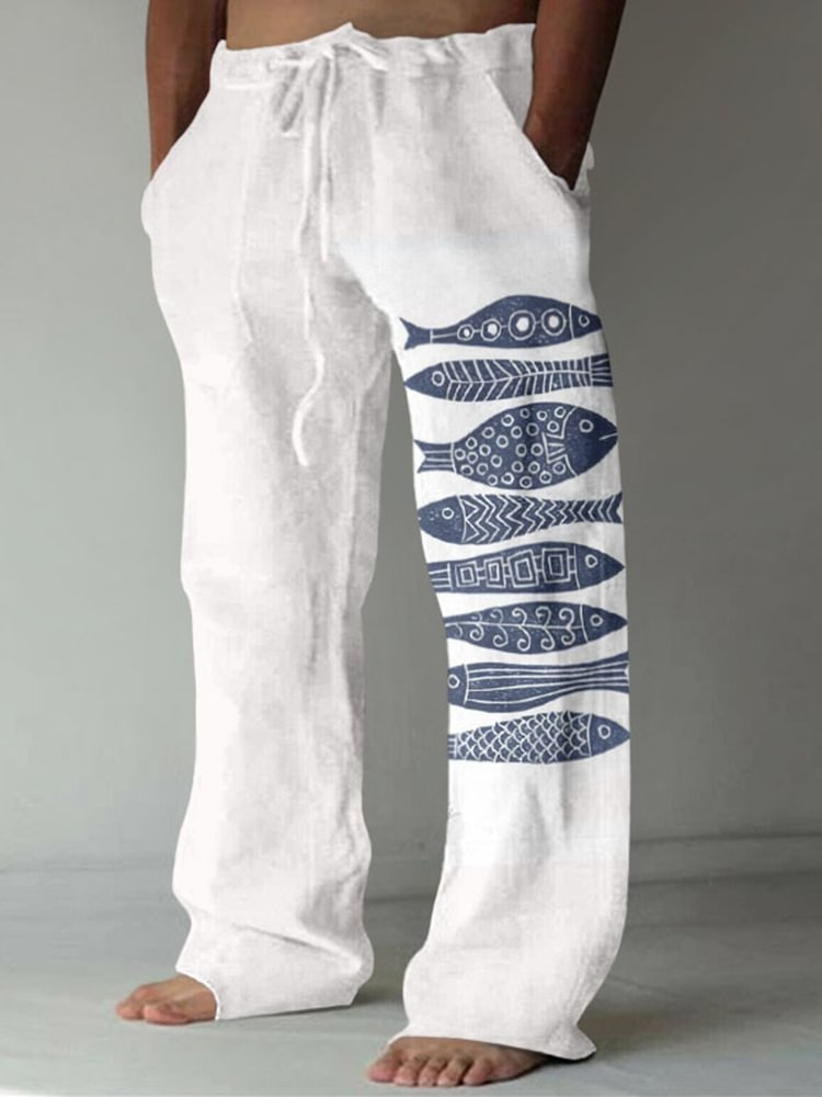 Amazon comercio exterior cuatro caras hombres vacaciones ocio octopus piernas largas rectas pantalones de impresión 3D