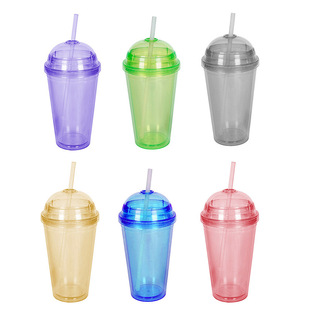 С�����A�w���ܱ��� 16OZ�p��͸����ɫ���� AS���σ�ͯ���ܱ���