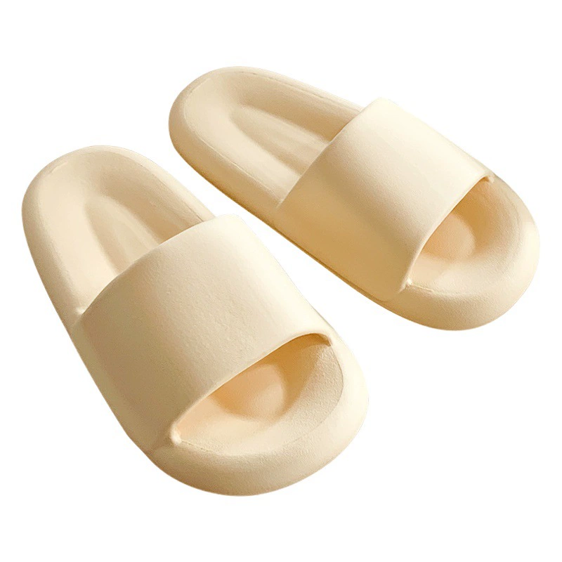 2024 Летние шлепанцы, женские домашние ванная, нескользящие, толстые, износостойкие, супер мягкие, топайте, сандалии, кокосовые туфли