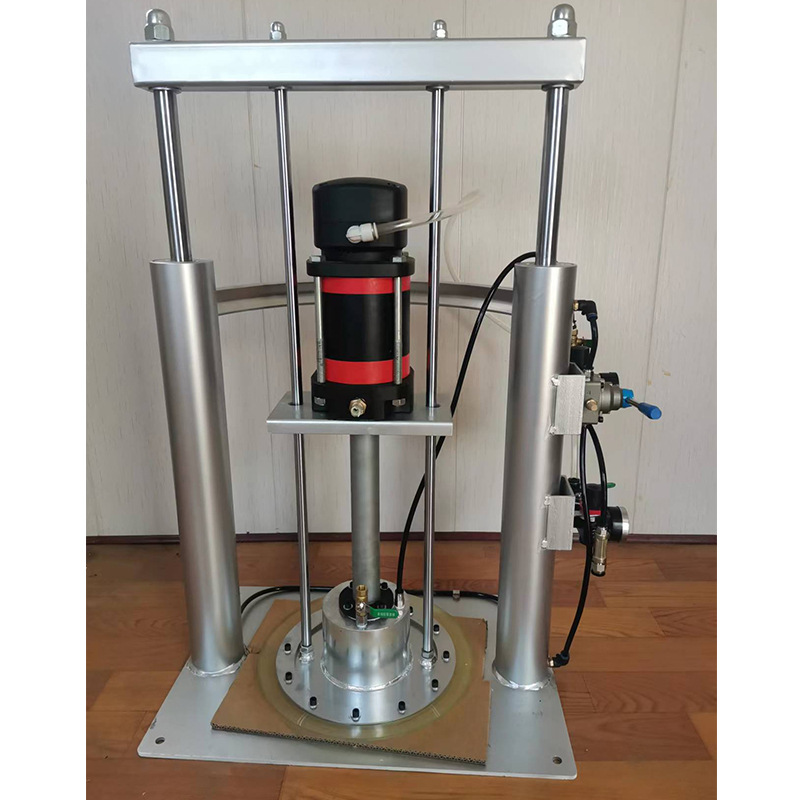 双立柱黄油机 定量压盘泵打胶机 加压式润滑脂加注机升降油脂泵