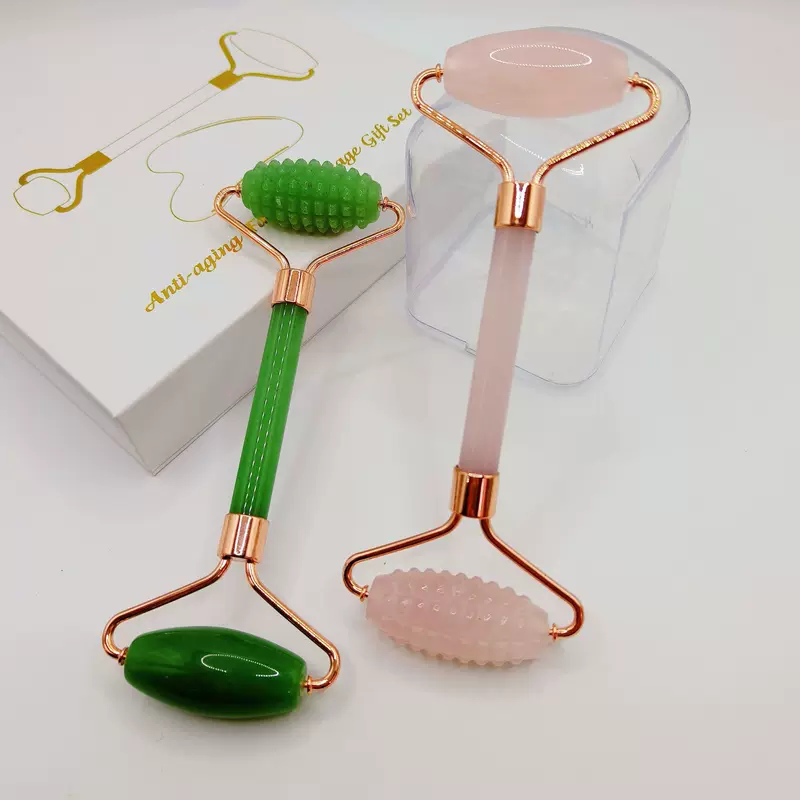 Crystal, double-sided massager jade, wholesale