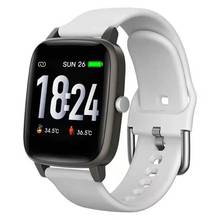 跨境新品K18智能手表心率體溫監測手機消息提醒藍牙運動計步手表