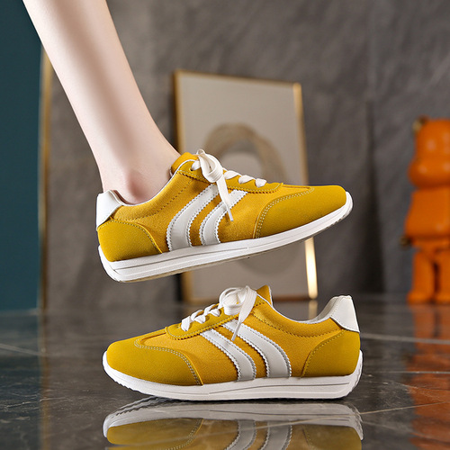 Popular casual sneakers, flat and all-match Forrest Gump shoes, thin belt and soft sole running shoes, shallow student shoes