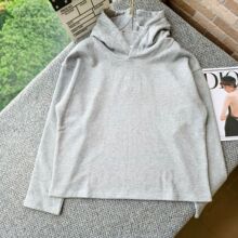2025高品质大王秋冬新款连帽纯色宽松休闲百搭卫衣