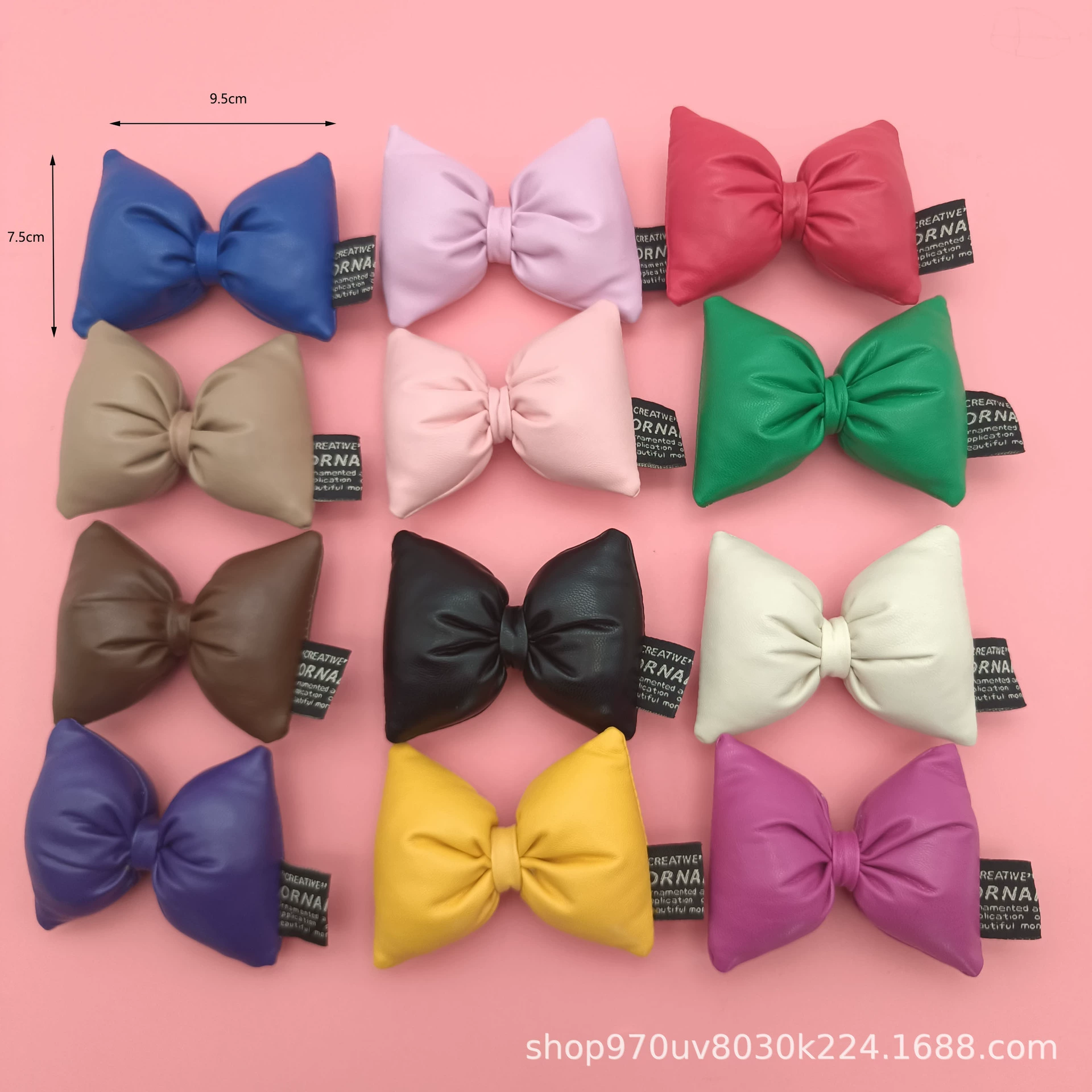 Новый трехмерный хлопок с этикеткой бант матовый с кожаным узлом для одежды головные уборы diy головные уборы