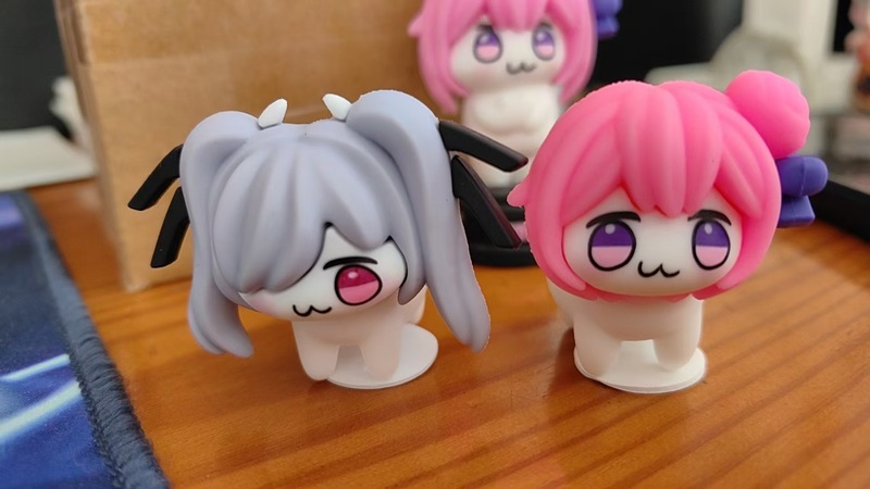 ドロス 勝利の女神 ドロス シンデレラ Qバージョン フィギュア ピンクドッグ ゲームフィギュア アニメーションオーナメント ミニドール|undefined