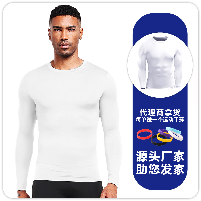 Ropa interior térmica para hombre otoño e invierno, ropa deportiva de fitness cálido, baloncesto de secado rápido y transpirable, maratón profesional