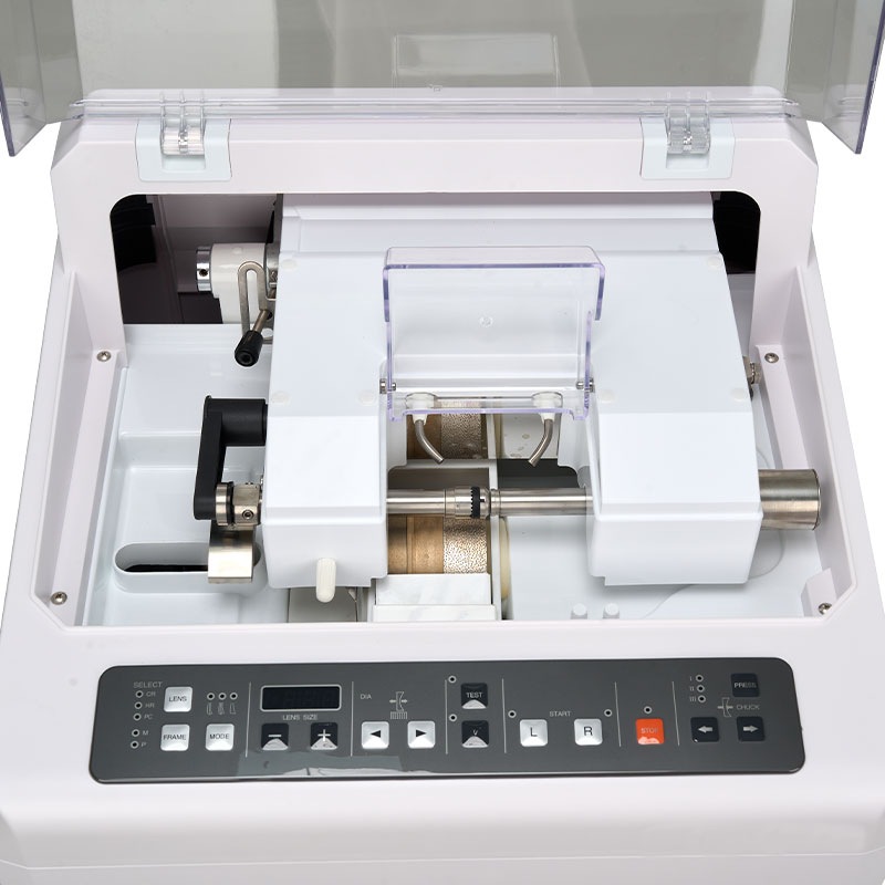 Equipo de procesamiento de lentes máquina automática de pulido de borde SJG - 7100A pulido de borde afilado PC mandril universal
