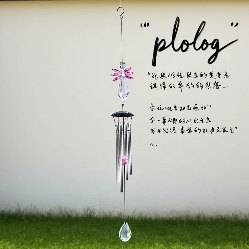 В наличии Маленький свежий Кристалл Мини-алюминиевая палочка Ветровой колокольчик Висит Простой праздничный подарок для скандинавской девушки Подвеска для спальни