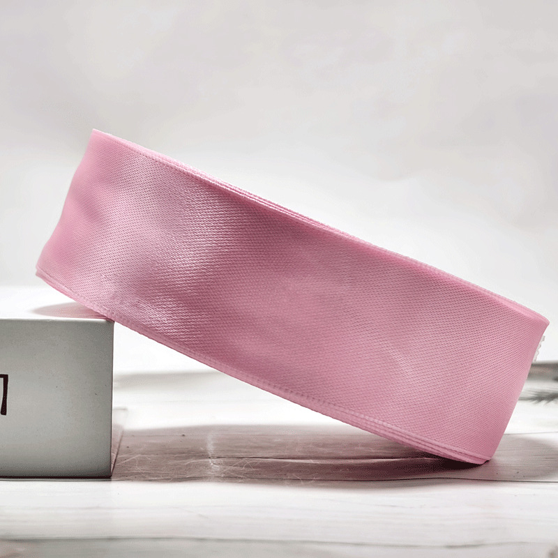 4cm de color sólido gran cinta decoración de flores pastel de cumpleaños correa hecha a mano material DIY embalaje de regalos de vacaciones