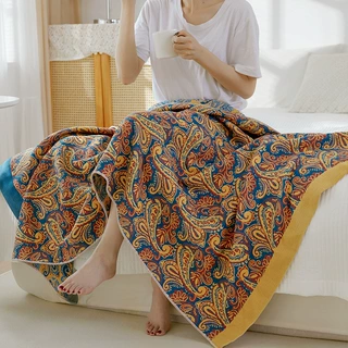 纯棉纱布浴巾男女家用柔软吸水毛巾大人全棉加大加厚情侣洗澡裹巾