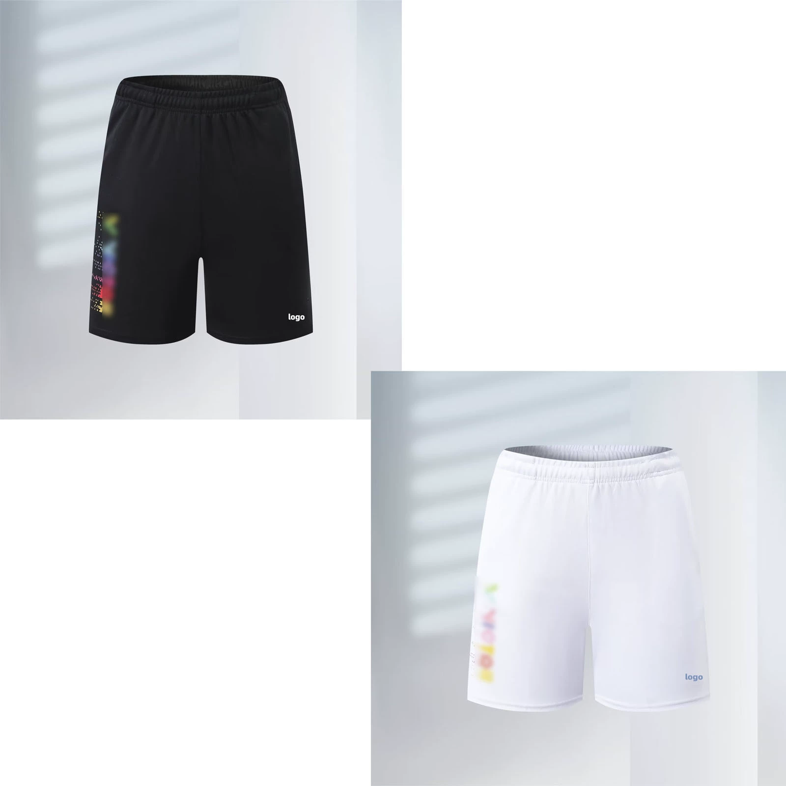 2024 новая победа ~ Костюм для бадминтона нейтральный для мальчиков и девочек спортивные шорты с рисунком строительных блоков