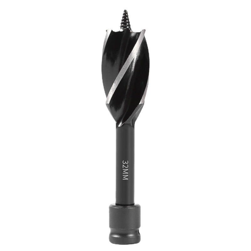 Llave eléctrica de cuatro bordes soportados perforación de carpintería perforador torcido herramienta de orificio de perforación de posicionamiento rápido