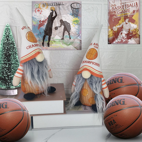 American-style Christmas fan supplies Santa faceless doll basketball gnome figure gift decoration wholesale