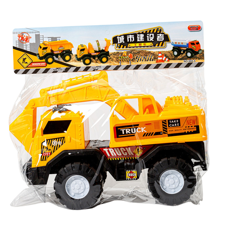 Excavadora de ingeniería infantil juguetes empujador excavadora basculante carretilla modelo de automóvil niño excavadora
