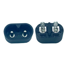 厂家直销AC POWER JACK 8字座 两平脚纯铜充电插座 AC-010C八字尾