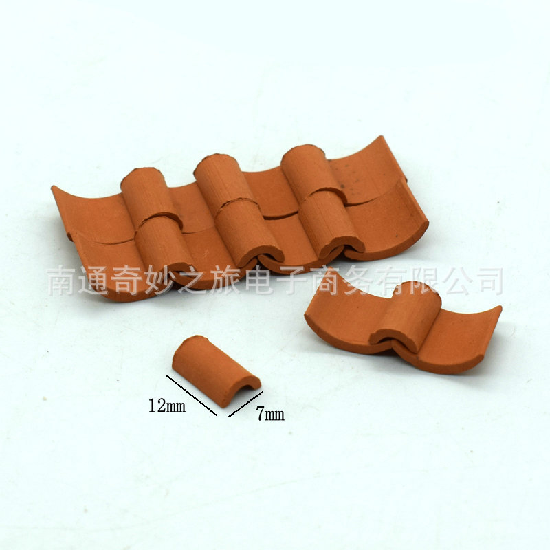 Ladrillo modelo niños hechos a mano DIY arena bandeja simulación edificio pequeña casa mini ladrillo micro paisaje bloques de construcción juguete