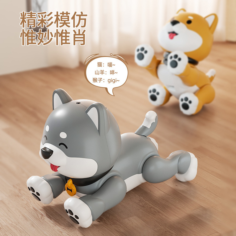 Robot de programación LeNeng perro de juguete infantil simulación de trucos para caminar y llamar robot de bolsa inteligente eléctrica image 3