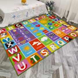 科洋宝宝爬爬垫 卡通游戏益智地毯 可折叠尼龙印花儿童爬行地垫