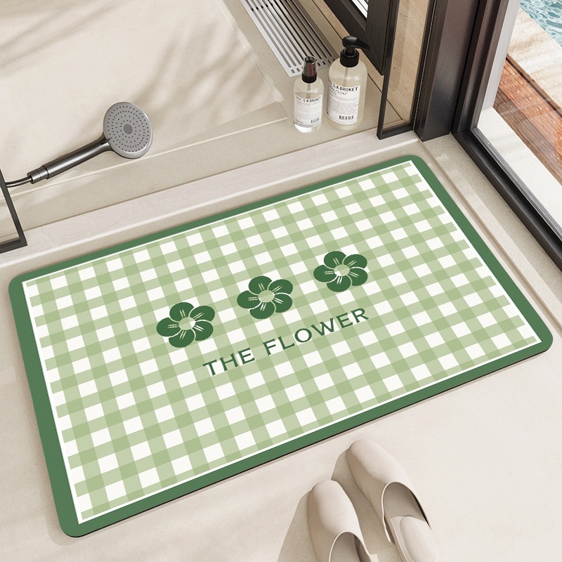 Badezimmer Diatomeenerde Badematte Rutschfest Wasserabsorbierend_voghion.com