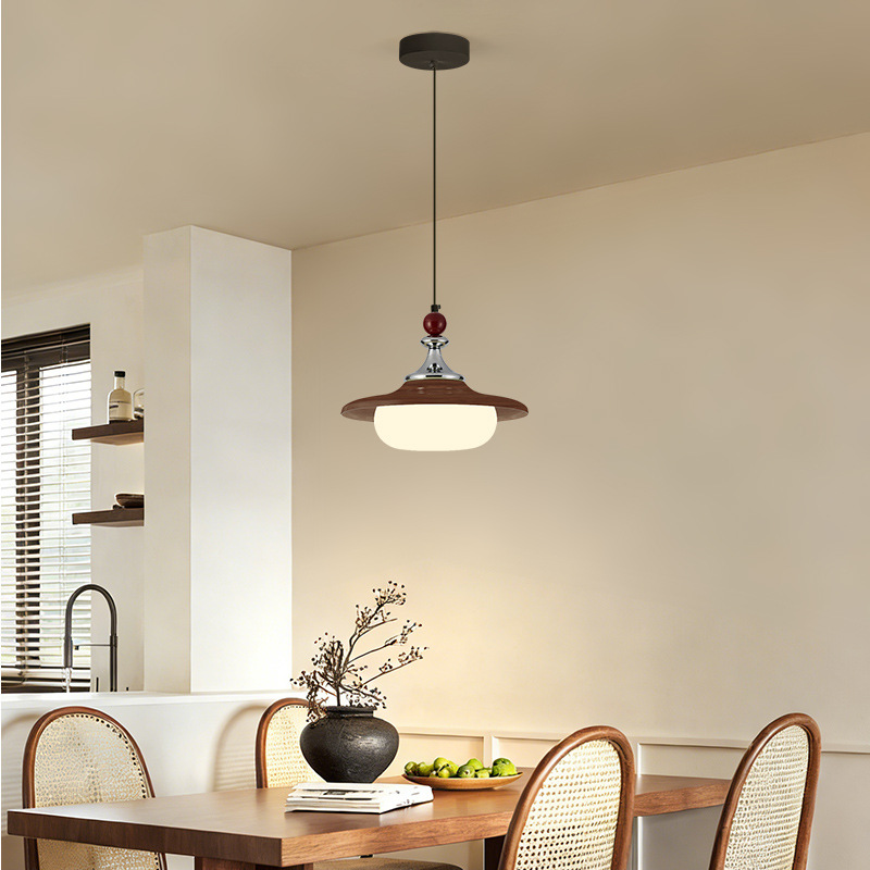 Grand View Garden Tres extremos de la lámpara del restaurante estilo retrógrado francés disco volador bolsa casa mesa de comedor isla de Taichung 461L lámpara