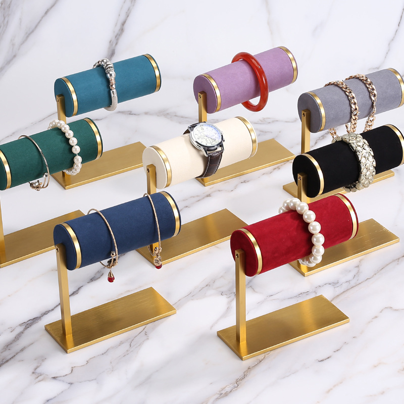 金属超纤饰品架手链手镯首饰展示架手串手表项链珠宝展示道具