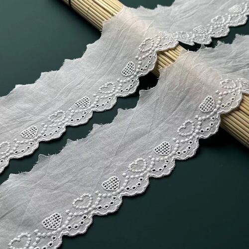 Cotton hollow lace, cotton lace, single-sided cotton lace, skirt home textile lace accessories