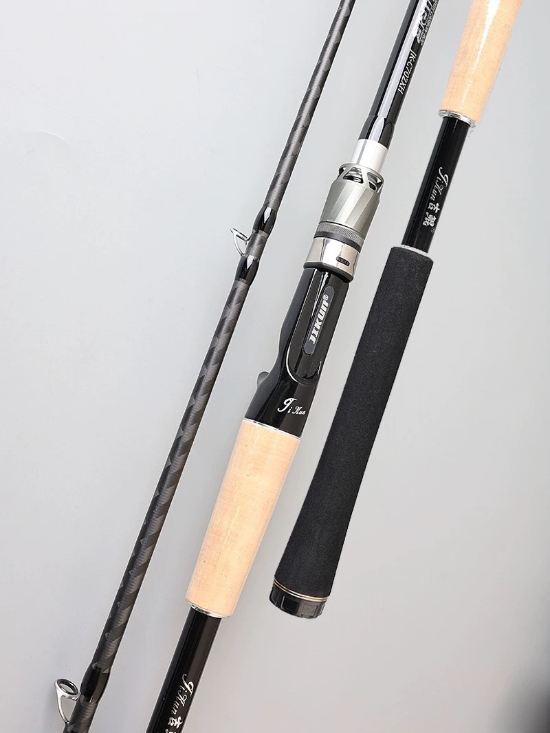吉鲲 High carbon thunder strong rod special lure rod for black shooting XH super hard Fuji guide ring thunder strong rod lure rod complete set