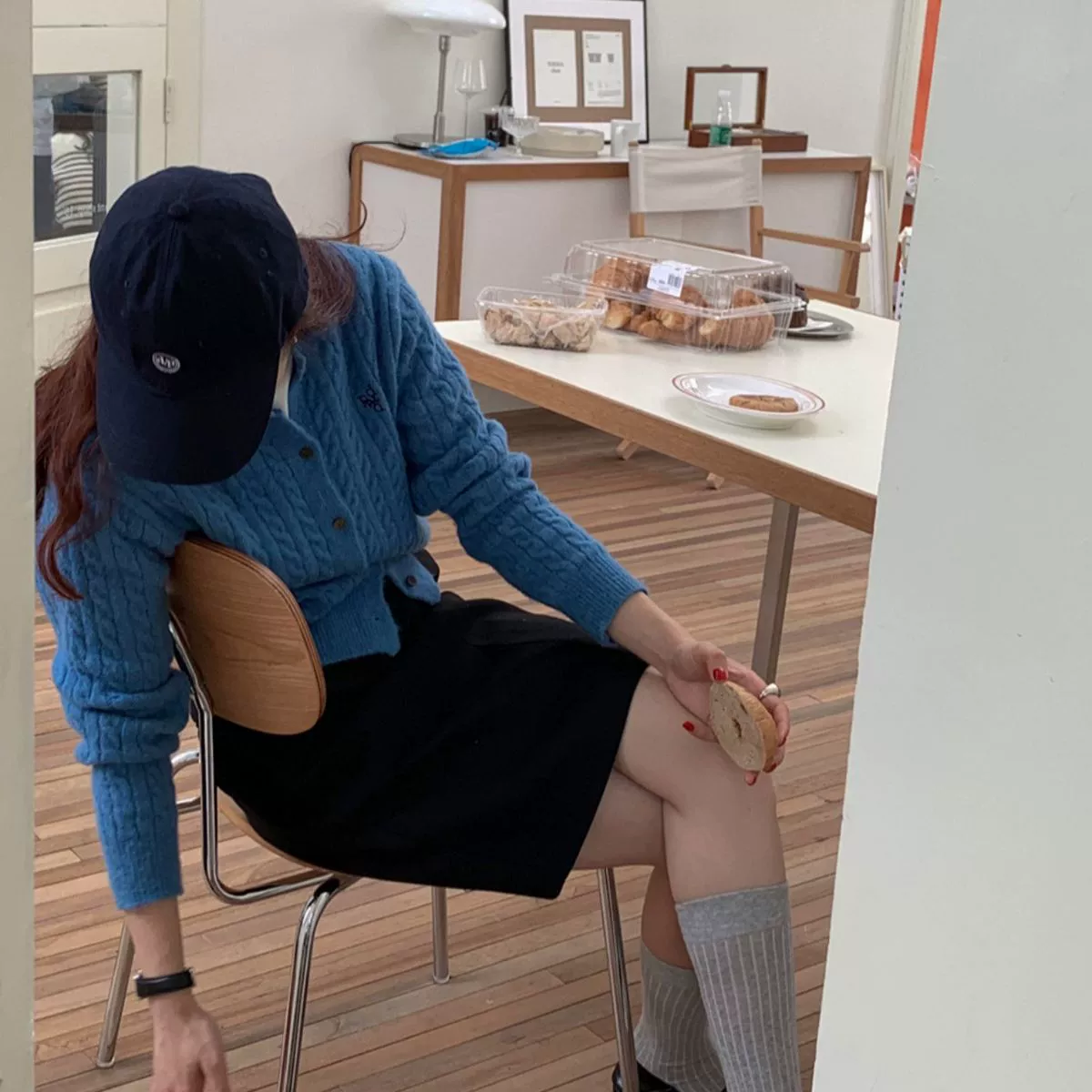 Eun Ou inbyin вышитый свитер-кардиган Корейская осенне-зимняя женская одежда 2022 Новое вязаное пальто