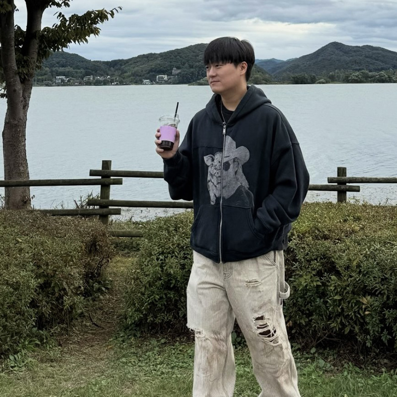 Melancholy ricos de segunda generación ERD ilustraciones de piggyback con cremallera Cardigan vintage suéter suelto con capuz