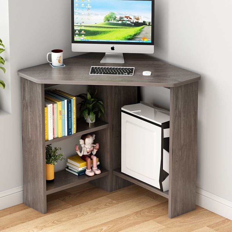 Home-use desktop computer desk, corner writing and study desk, triangular corner desk for small spaces, office desk Home-use desktop computer desk, corner writing and study desk, triangular corner desk for small spaces, office desk