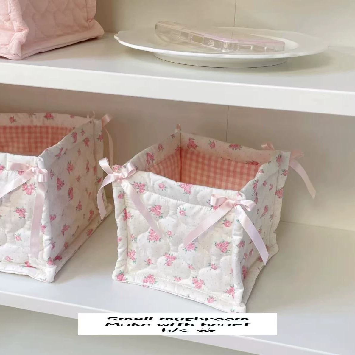 Cute square storage system, table storage basket, new collection