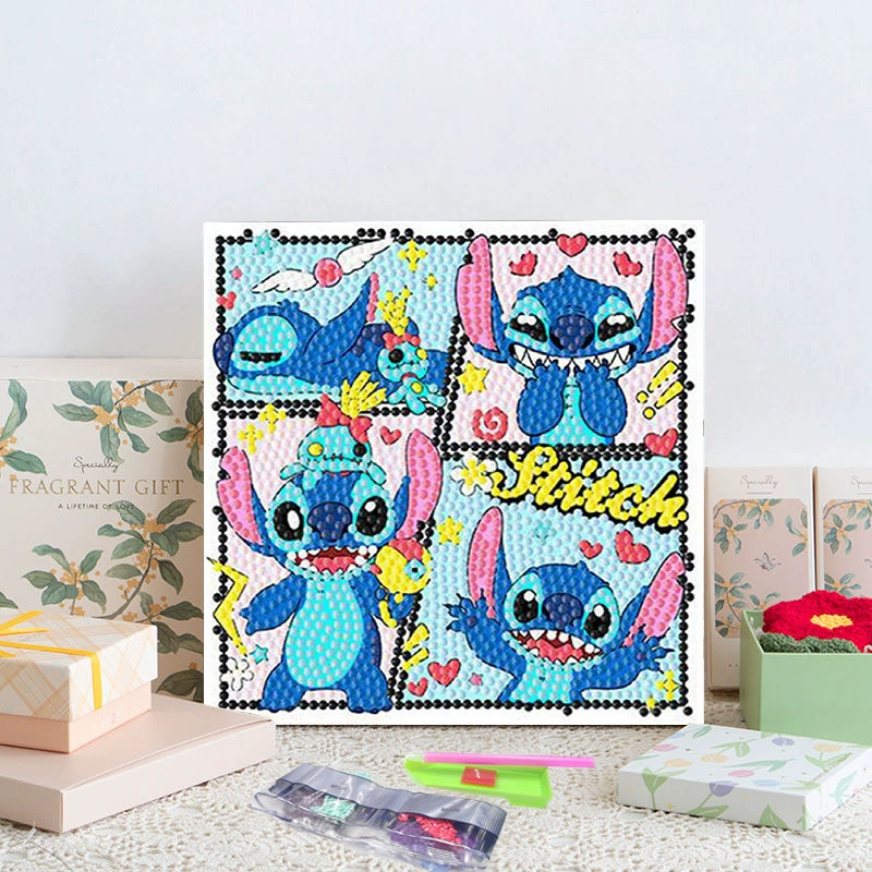 Алмазная мозаика 20×20 см, детская анимационная панно, полная выкладка, новый стиль, ручная работа DIY, декор для гостиной