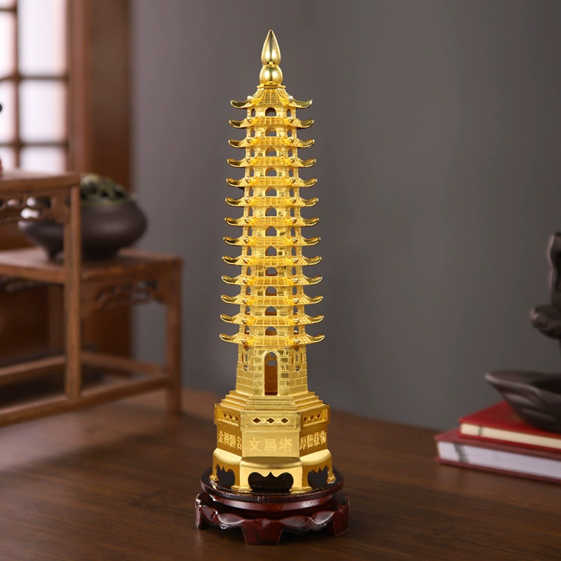 Плетёная вешанка для дома Alloy Wenchang Tower украшения интерьера Тринадцатый этаж офисная рабочая станция сувениры девятиуровневой пагоды для гостиной