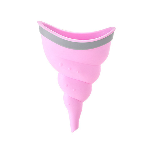 Women's standing urinal portable women's silicone self-driving urinal outdoor emergency standing urinal