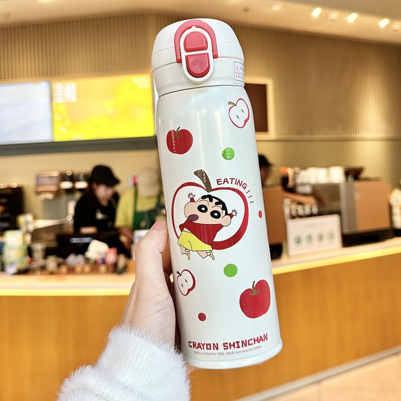蜡笔小新迷你保温杯2025新款高颜值女小水杯儿童可爱小巧杯子便携|undefined