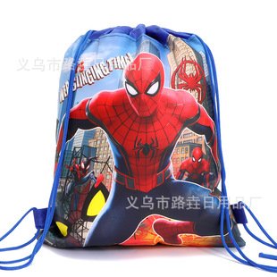 New Spider-Man Non-Woven Storage Drawstring Backpack Bag