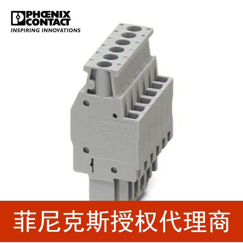 代理菲尼克斯 针式插头 - UPBV 2,5/ 6 - 3045444-25