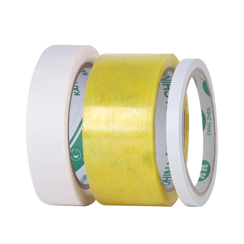 Cinta transparente en stock caja al por mayor embalaje de flores material de DIY herramienta auxiliar adhesivo de doble cara cinta transparente de alto adhesivo