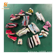 二手鞋批发商旧休闲鞋跑步鞋used sports shoes按斤称出口海地